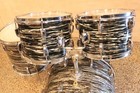 Ludwig Hollywood Black Oyster Pearl 4pc Drum Kit Set 12 13 16 22  Vintage 1960 s
