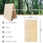 Cassny 13 Pack Basswood Sheets For Crafts- Thin Plywood Wood 4    X 8   x2mm