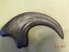 Huge Utahraptor Claw 9   Jurassic  Black Replica Claw