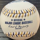 Jacob Misiorowski Autographed Omlb Milwaukee Brewers Logo Baseball Prova Coa