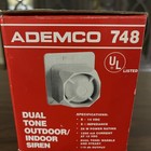 Ademco 748 Dual Tone Outdoor  Indoor Siren 119 Db Output
