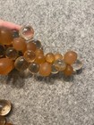 Vintage Lucite Grape Clusters 5  Amber Mcm Mid Century Modern Home Decor 