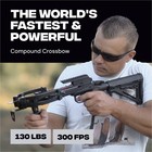 Ballista Bat Compound Crossbow With T-buttstock Fast 300fps Powerful 130lbs