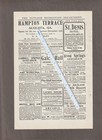 Vintage 1903 New Rockledge  Fl  Hotel Magazine Ad hampton Terrace augusta  Ga 