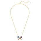 Swarovski Idyllia Pendant And Brooch Mixed Cut  Set With Gemstones  Butterfly