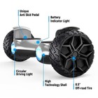 Electric Hoverboard 8 5in Self-balancing Bluetooth E-hoverboard For All Terrains