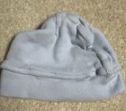 Spasilk Blue Cotton Beanie Hat Solid Pattern Size 3 Months Unisex Baby