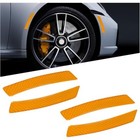 Reflective Car Stickers 2 Pcs Safety Warning Marker Trucks Suvs Bumpers Fenders