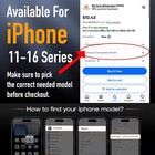 For Apple Iphone 16e 15 14 13 12 11 Pro Max Clear Case Shockproof Mag Safe Cover
