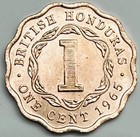 1965 British Honduras Centavo Km  30 Uncirculated Condition