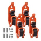 4pcs set Flexibility Shovel Mount For Metal Rubber Clamp Zinc Alloy New