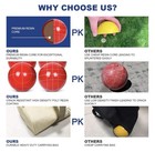 Vssal Bocce Ball Set 107mm Regulation 8 Solid Resin Balls Carrying Case