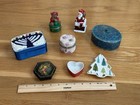 Vintage To Now Decorative Trinket Compact Pill Box Collection Boxes Mixed Lot
