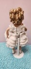 Vintage 10    Shirley Temple Posable Arms And Head Ceramic Doll  10    Tall
