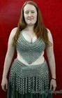 Medieval Chainmail Aluminum Butted Bra And Skirt Knight Armor Set