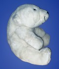 Vintage 1995 Coca Cola Plush Stuffed Polar Bear 12  Logo Christmas White Euc