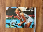 Rare Anna Kournikova Blue Jean Magazine Poster Tennis Adidas 30x21 Cm Photo