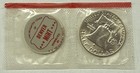 1961 D Uncirculated Franklin Half Dollar In Mint Cello   Mint Token - 90  Silver