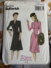 Butterick B6374 Sewing Pattern 1940 Retro Dress Vintage Reproduction Sizes 14-22