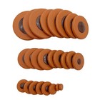 25 Pieces Alto Sax Pads With Multi Size Universal Lightweight Sax Leather Pads