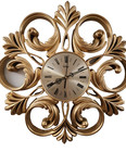 Arabesque Mid Century Modern Scroll -quartz Clock- 23  - Vintage