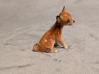 Vintage 1950 s Hagen-renaker 2 25  Miniature Sitting Chihuahua Figurine