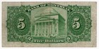 1935 Bank Of Montreal Five 5 Dollar Banknote 662762 Bill Chartered