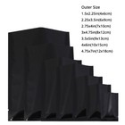 Flat Mylar Foil Heat Seal Bags open Top Pouch For Food  Sport Cards multi Sizes