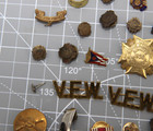 Junk Drawer Lot Of Vfw Kc Eagles D Of A  Military Pins Insignia