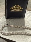 Sterling 925 Solid Silver Rope Chain Necklace 22-inch 6mm Italy Signed Rope