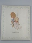 Vtg Precious Moments Hallmark Keepsake 1992 Love Is Kind Expandable Photo Album