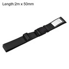 Luggage Straps Suitcase Belts With Buckle 2mx5cm Travel Packing  Black 2pcs