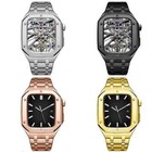 Stainless Steel Ap Mod Kit Case Band Strap For Apple Watch 11 9 8 7 6 44 45 46mm