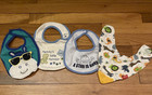 Baby Boy Feeding burping Bibs 4 In 1 Bundle Pack  assorted Brands   Colors 