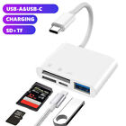 4 In 1 Usb Sd Tf Card Reader Camera Adapter For Iphone 16 15 14 13 12 11 Pro Max