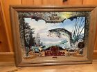 Set Of 5 Old Milwaukee Wildlife Series Beer Mirrors sign Bass Turkey Wolf Wallye