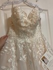 Wedding Dress Size 10  Ivory  Long  Strapless  It Was Never Worn