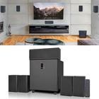 Rockville Hts820 Hybrid Bluetooth Home Theater   Karaoke Machine System W mic