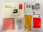 Vintage Singer Sewing Machine Accessories Lot Touch Sew Cams 301 Manual Feet