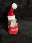 2025 Outback Steakhouse Mini Koala Bear Plush Clip-on Promo Toy Santa Hat Straw