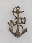 Us Navy Chief Anchor Sew On Cap Device Badge Insignia 1897-1907