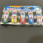 Vintage Tin Litho Small Indy Style Race Cars Japan Original Packaging - Set Of 5
