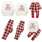 Christmas Pajamas Family Matching Pajamas Nightwear Elk Pjs Set For Dad Mom Kids