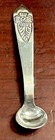 Vintage Sanborns Mexico Sterling Silver Salt Spoon With Flower 2 1 8  Heirloom