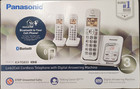 Panasonic Bluetooth Cordless Phone System With Voice Assist  Answering Machine