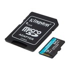 Kingston Canvas Go Plus 64gb U3 V30 A2 Microsd Card With Sd Adapter