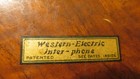 Antique Wood Western Electric Inter-phone Parts