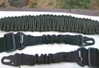 2 Pt Adjustable Tactical  Paracord Wrapped  Rifle Sling  veteran Made 
