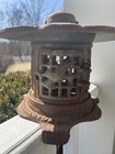 Vintage Japanese Pagoda Hanging Lantern Yard Garden Deck Lamp