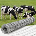 Galvanized Wire Fence 5ft X 328ft Cattle Farm Fence  field Fencing For Pasture